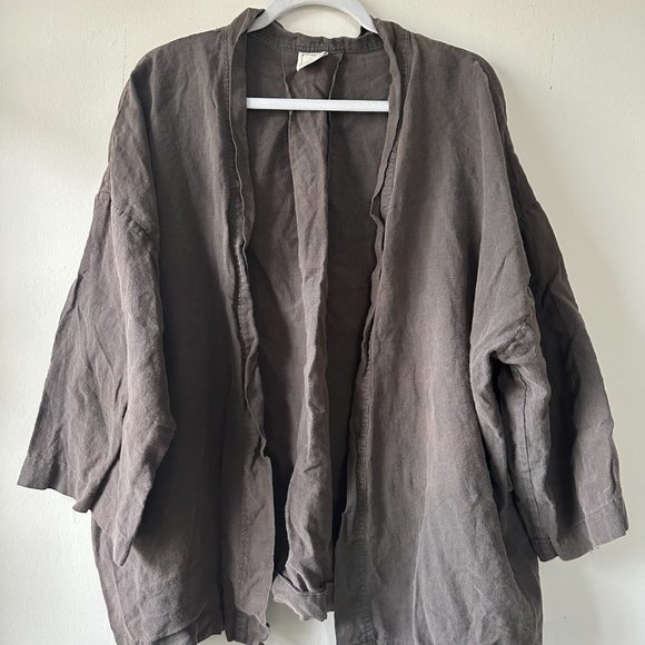 Deiji Studios The 01 Set (TOP ONLY) in Washed Black M/L - Picture 2 of 3